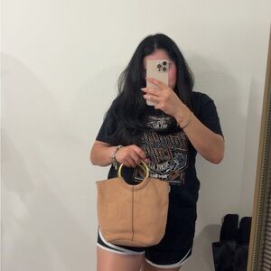 Tan and brown leather